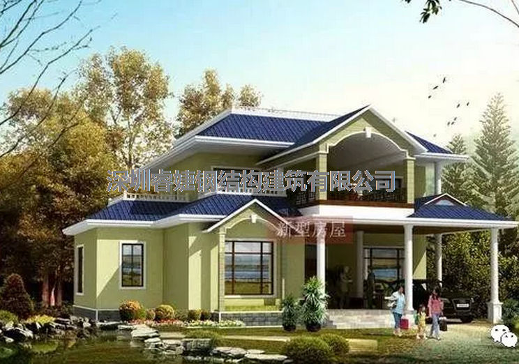 五套鄉(xiāng)間別墅小戶型，2層5臥室?guī)к噹?kù)，超級(jí)經(jīng)濟(jì)實(shí)惠（帶設(shè)計(jì)圖）(圖4)